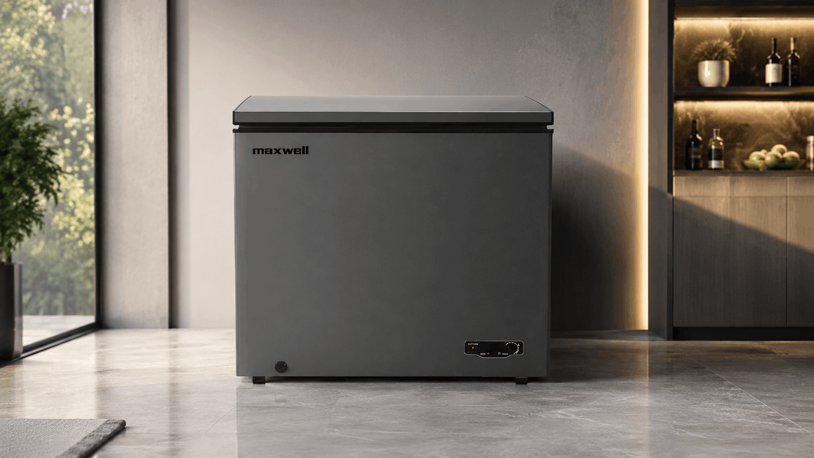 Congélateur Horizontal Maxwell 330 Litres Silver